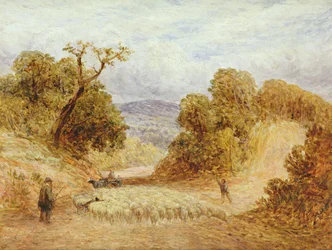 Eine staubige Straße, 1868